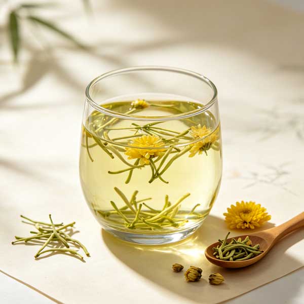 金银花菊花茶